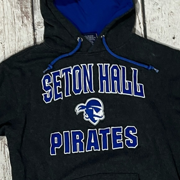 Seton Hall University Pirates Hoodie Collegiate College Sweatshirt - Picture 2 of 3